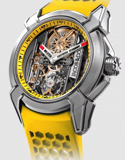 Review Fake Jacob & Co EPIC X TITANIUM YELLOW EX110.20.AA.AD.ABRUA watch